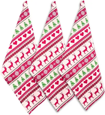 Produktbild von Home Elements Geschirrtücher Winter Rentier