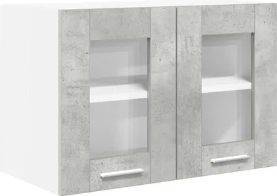 Immagine prodotto di vidaXL Pensile con anta Grigio cemento 60 x 31 x 40 cm Materiale ligneo