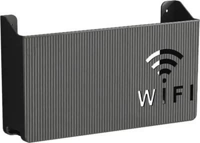 Immagine prodotto di APT AG986A Supporto a parete per router wifi, nero