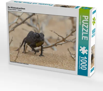 Produktbild von CALVENDO Puzzle Ein Wüstenchamäleon 1000 Teile Puzzle quer | 1000 Teile Lege-Größe 64x48cm Foto-Puzzle für glückliche Stunden