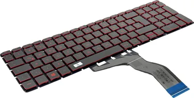 Produktbild von DEUTSCHE - Schwarz Tastatur Keyboard ohne Rahmen mit Beleuchtung kompatibel für HP 256 G6
