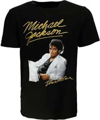 Obrázok produktu pre Michael Jackson Thriller White Suit T-Shirt - oficiálny tovar - M