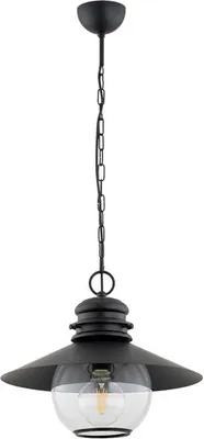 Zdjęcie produktu dla Lampa wisząca HOLLY czarna 1xE27x15W metal wym:90x40x40cm IP20 Alfa