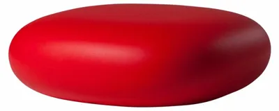 Produktbild von Chubby Hocker aus robustem Polyethylen mit organischem Design, pflegeleicht