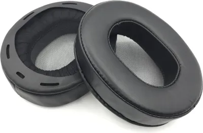 Immagine prodotto di INF 2 Cuscinetti Auricolari in Pelle di Agnello per Sony MDR-1A/1ADAC - Ricambio Nero