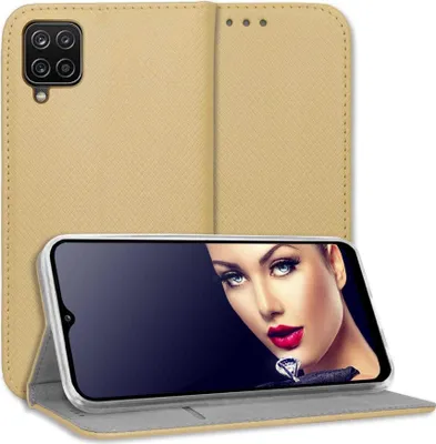 Produktbild von Bookstyle Schutzhülle Klapphülle Schutztasche Etui Cover für Samsung Galaxy A22 4G (A225, 6.4'') - Gold