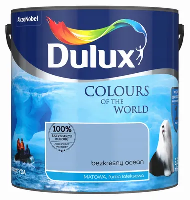 Produktbild von Latex-Wandfarbe Innen matt Bezkresny Ozean 2,5 L, hochdeckend, scheuerbeständig