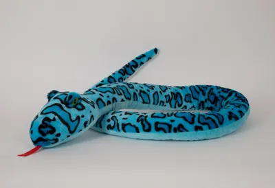 Produktbild von Plüschtier Schlange 250cm, blau, Kuscheltiere Stofftiere Schlangen Reptilien Kriechtiere