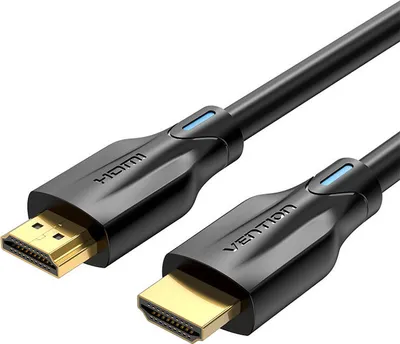 Produktbild von Vention AANBH, 2 m, HDMI Typ A (Standard), HDMI Typ A (Standard), 3D, 48 Gbit/s, Schwarz