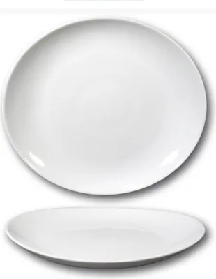 Zdjęcie produktu dla Biały porcelanowy talerz do steków - 30,5 cm - Tivoli