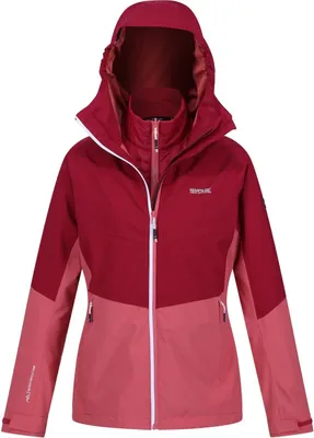 Produktbild von Regatta Wentwood VIII 3 in 1 Doppeljacke Damen Wind und Wasserdicht, Farbe:Rot, Größe:46
