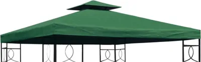 Produktbild von Ersatzdach mit PVC Beschichtung, grün