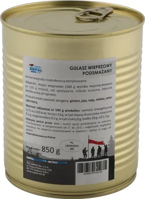 Obrázek produktu pro Vepřový guláš Arpol, restovaný, 850 g