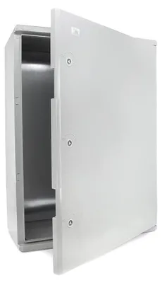 Productafbeelding van Schakelkast ABS - Lege kast Wandbehuizing - Elektrische installatie - IP65 waterdicht - 600 x 800 x 260 mm - Lichtgrijs