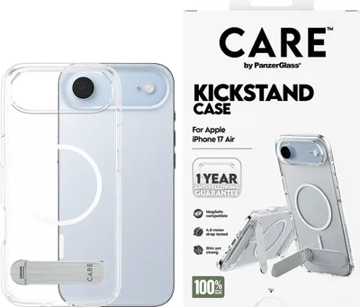 Produktbild von CARE by PanzerGlass Feature Case Transparent w. Kickstand & MagSafe iPhone Air