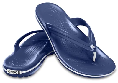 Produktbild von Crocs Crocband Flip Schlappen Navy 46-47