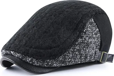 Zdjęcie produktu dla Stylowy Beret Męski Hector w Kolorze Czarnym - Idealny na Przejściowe Pory Roku KP26133