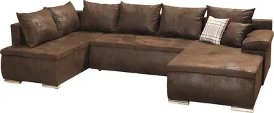 Produktbild von Couchgarnitur Camilla U-Form Bezug in Vintage-Braun