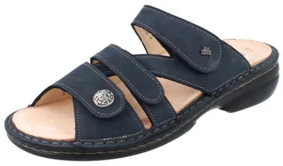 Produktbild von FINN COMFORT Ventura Soft Damen Pantolette marineblau Nubukleder - Größe: 40