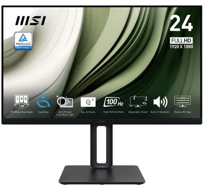 Produktbild von MSI Pro MP245PG Computerbildschirm 60,5 cm (23.8") 1920 x 1080 Pixel Full HD LCD Schwarz