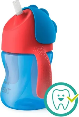 Obrázek produktu pro Philips AVENT SCF796/01 Hrnečky s brčkem, Hrnek na pití, 9 měsíc/ů, Modrá, Červená, Indonésie, 200 ml, 1 kusů