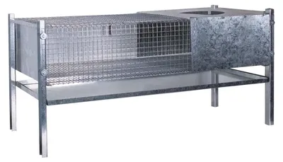 Produktbild von Metall-Aufzuchtbox für Küken und Wachteln (100 cm x 60 cm x 50 cm)