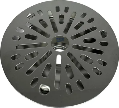 Produktbild von BieTal® Tropfschale Tropfkasten Edelstahl rund 13,2cm mit Lochplatte zum Einlassen