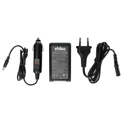 Produktbild von vhbw Ladegerät kompatibel mit Fujifilm FinePix F60, F60fd, F70, F600 EXR, F660EXR, F70EXR, F72, F72EXR Kamera - Ladeschale, Kfz-Adapter Ladeanzeige