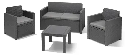 Obrázek produktu pro Allibert 213968, Antracit, Šedá, Polypropylen (PP), 59 cm, 59 cm, 43 cm, 65 cm