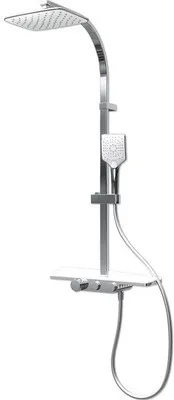 Produktbild von Duschsäule inkl. Thermostat Schulte Square White Style D9635104 02