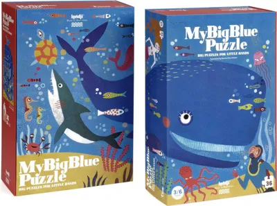 Immagine prodotto di Puzzle Balena blu, Londji