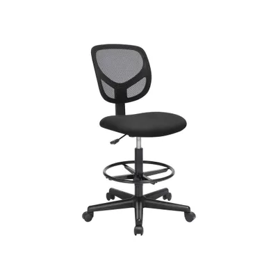 Produktbild von Famanu Bürostuhl - Ergonomischer Drehstuhl mit Netzrücken - Schwarz