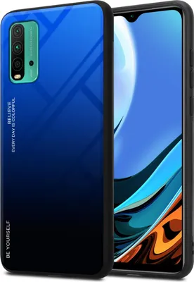 Zdjęcie produktu dla Cadorabo Etui do Xiaomi RedMi 9T / POCO M3 Etui ochronne w kolorze czarnym Etui na telefon komórkowy Etui TPU Etui ze szkłem hartowanym