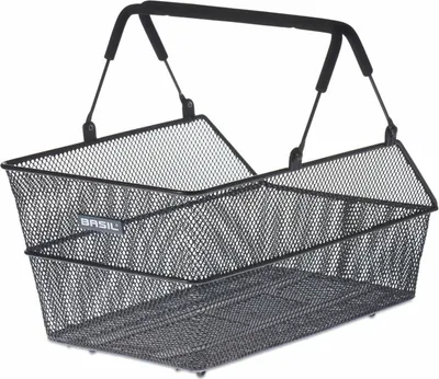 Zdjęcie produktu dla Basil 11227 Koszyk tylny Cento multi-system 46x31x21cm, zamykany, zdejmowany, czarny