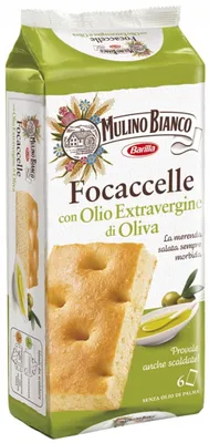 Produktbild von Focaccelle Brot mit Olivenöl 198g - Mulino Bianco