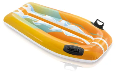 Produktbild von INTEX 58165NP Bodyboard Joy Rider 112x62cm Kinder ab 6 Jahren mit Griffen orange