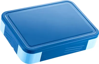 Produktbild von minimutz Brotdose Kinder mit Fächern, Brotzeitdose auslaufsicher, Lunch Box BPA-frei, Bento Box Set Royalblau