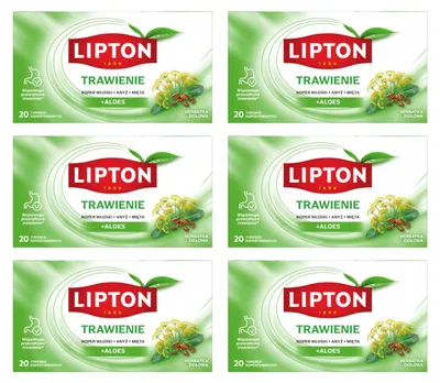 Produktbild von Lipton Verdauungstee 6x 20 Teebeutel - Kräutertee mit Fenchel Anis Minze