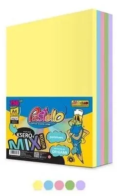 Produktbild von PAPIER A4 160g 250 Blätter Pastellfarben Mix