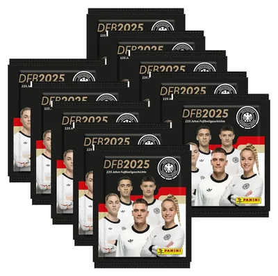 Obrázek produktu pro DFB 2025 – 125 let fotbalové historie – sběratelské samolepky – 10 sáčků