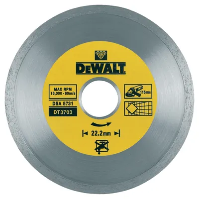 Produktbild von DeWalt DT3703-QZ Diamant-Trennscheibe 115mm 5035048025956