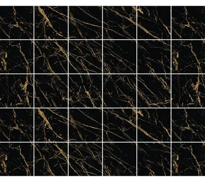 Immagine prodotto di Adesivi murali autoadesivi per cucina e bagno – 30 adesivi effetto marmo nero di Rodhes – 30 adesivi da 20 x 20 cm