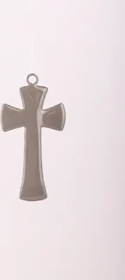 Produktbild von Wandkreuz Metall, anthrazit lackiert 10 cm
