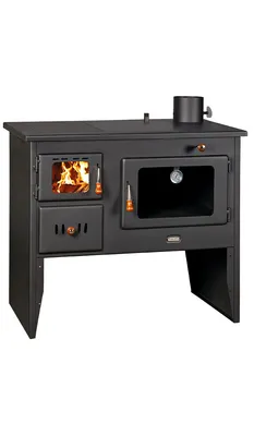 Produktbild von Wasserführender Küchenofen PRITY W12 1P41 mit XL-Backofen – 16kW + BIMSCHV II
