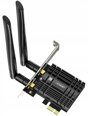 Zdjęcie produktu dla Karta sieciowa PCIe do komputera PC WiFi 7 Bluetooth 5.4 z Intel BE200