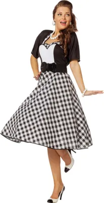 Produktbild von 50s Rock 'n' Roll Damenkostüm