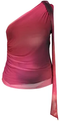 Image de T-shirt violet unique pour femmes avec détails contrastés – Style Bratislava
