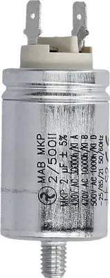 Produktbild von easyPART passend für 00419781 BOSCH Betriebskondensator Kondensator 2µF für Kühlschrank Gefrierschrank Tiefkühlschrank Siemens 419781 auch Neff Balay Constructa Gaggenau