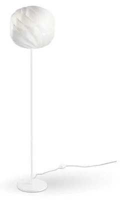 Obrázek produktu pro Stojací lampa GLOBE z bílého kovu o průměru 40 x h170 cm