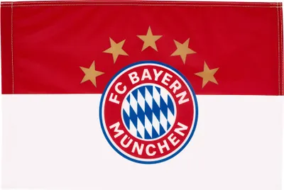 Produktbild von FC BAYERN MÜNCHEN FC Bayern München Hissfahne 5 Stern rot weiss -